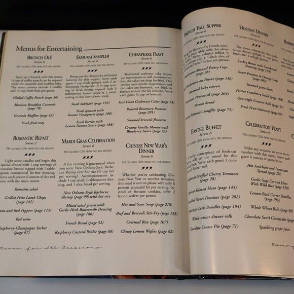 The Low-Fat Way to Cook 1993 Oxmoor House First Print Hardcover - Picture 7 of 9